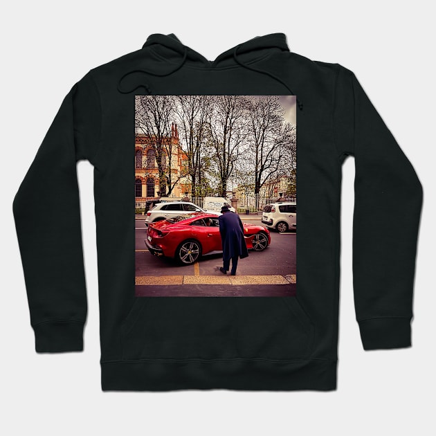 Italian Speed Racing Car Street Life Hoodie by eleonoraingrid